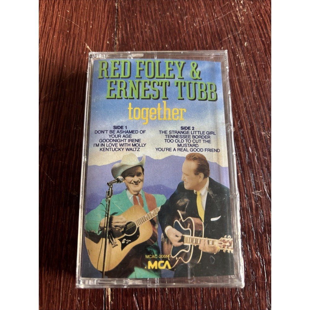 Red Foley & Earnest Tubb Together Cassette MCA 1989 Vintage Sealed